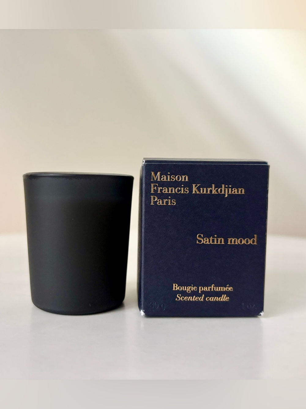 Maison Francis Kurkdjian OUD Satin Mood Bougie Mini Candle 1 OZ